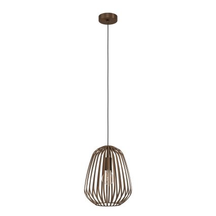 Eglo - Hanglamp aan kabel 1xE27/40W/230V bronskleurig