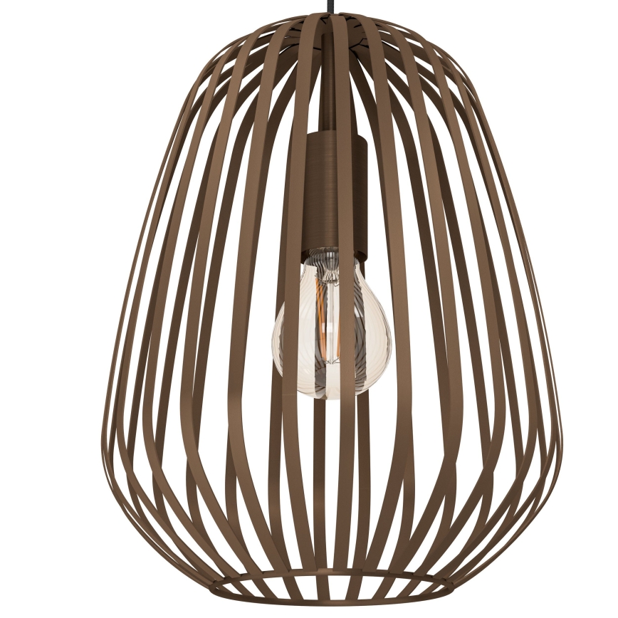 Eglo - Hanglamp aan kabel 1xE27/40W/230V bronskleurig