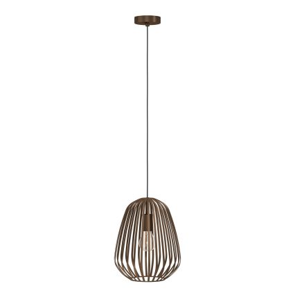 Eglo - Hanglamp aan kabel 1xE27/40W/230V bronskleurig