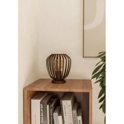 Eglo - tafellamp 1xE27/40W/230V brons