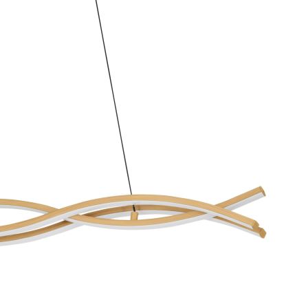 Eglo - LED-hanglamp met kabel LED/35W/230V beige