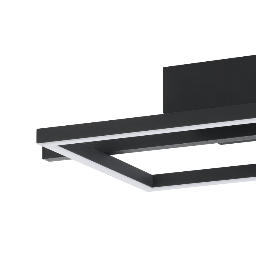 Eglo - LED RGBW Dimbare plafondlamp LED/17W/230V 2700-6500K zwart + afstandsbediening