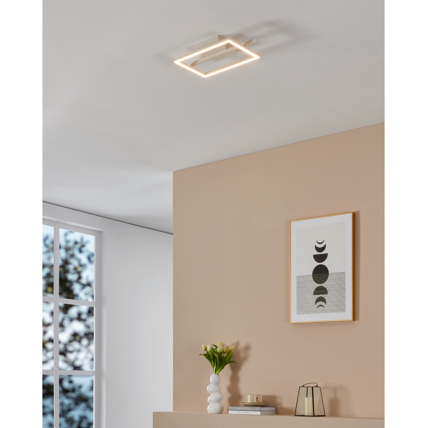 Eglo - LED RGBW Dimbare plafondlamp LED/17W/230V 2700-6500K wit + afstandsbediening