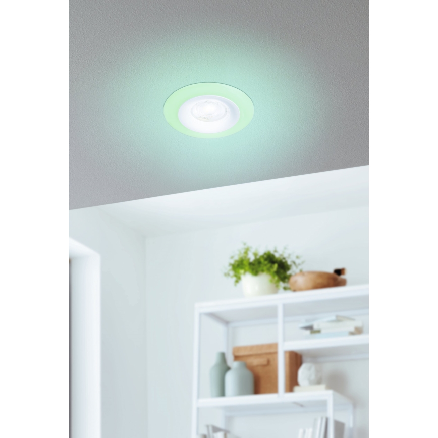 Eglo - SET 3xLED RGBW Dimbare en hangende badkamer verlichting 3xLED/3,8W/230V 2700-6500K IP44 + afstandsbediening