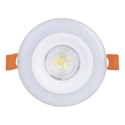 Eglo - Set van 3 dimbare RGBW LED-inbouwspots voor de badkamer LED/3,8W/230V 2700-6500K IP44 + afstandsbediening