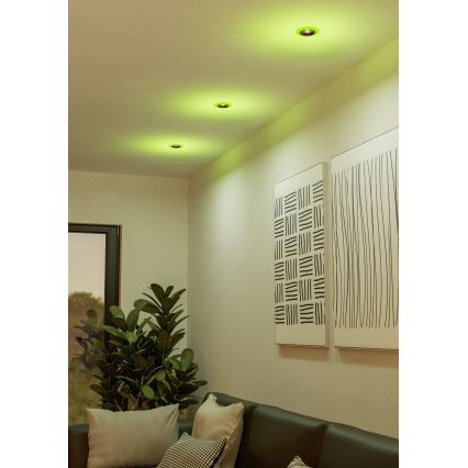 Eglo - SET 3x LED RGBW Dimbare en hangende badkamer verlichting 3xLED/3,8W/230V 2700-6500K IP44 + afstandsbediening