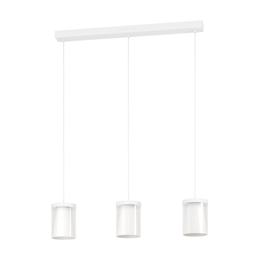 Eglo - LED RGBW Dimbare hanglamp aan een koord 3xLED/3,7W/230V 2700-6500K wit ZigBee