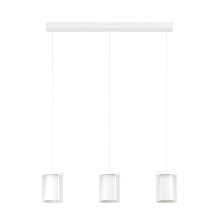 Eglo - LED RGBW Dimbare hanglamp aan een koord 3xLED/3,7W/230V 2700-6500K wit ZigBee
