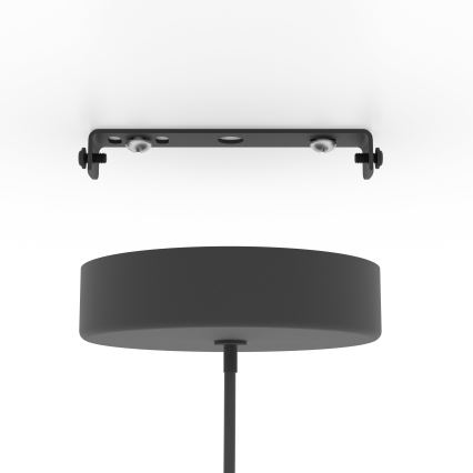 Eglo - LED RGBW Dimbare hanglamp aan een koord LED/3,7W/230V 2700-6500K zwart