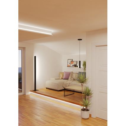 Eglo - LED RGBW Dimbare hanglamp aan een koord LED/3,7W/230V 2700-6500K zwart