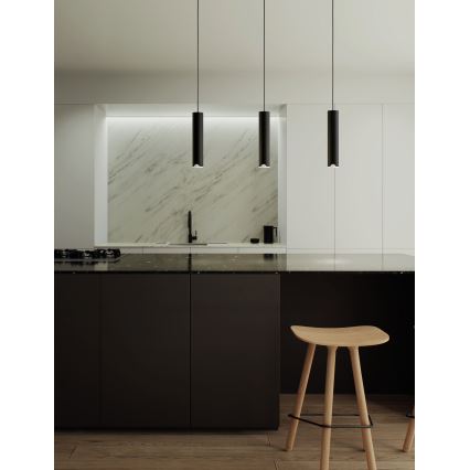 Eglo - LED RGBW Dimbare hanglamp aan een koord 3xLED/3,7W/230V 2700-6500K zwart