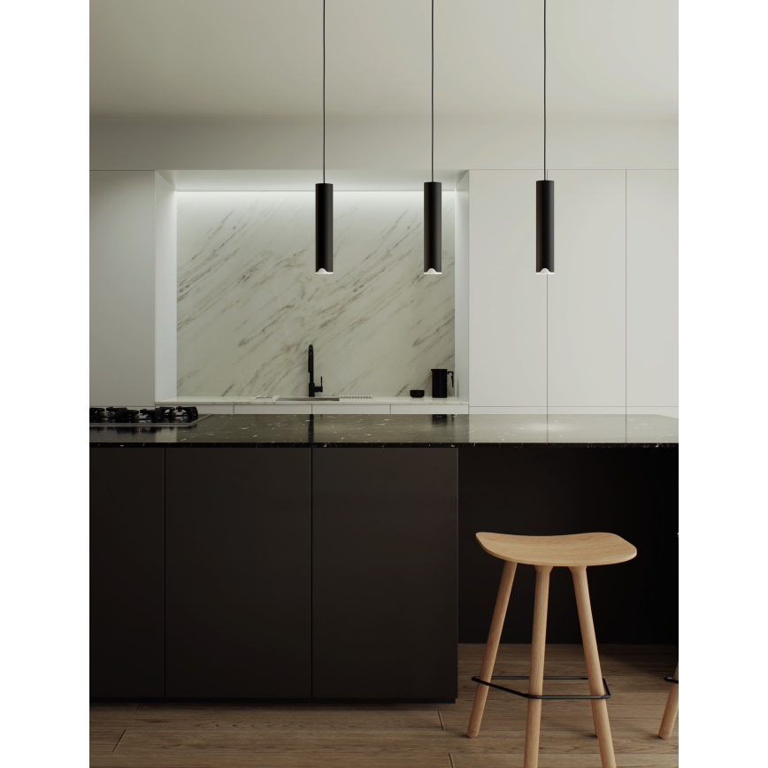 Eglo - LED RGBW Dimbare hanglamp aan een koord 3xLED/3,7W/230V 2700-6500K zwart