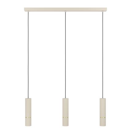 Eglo - LED Hanglamp aan een koord 3xGU10/5W/230V 3000K beige