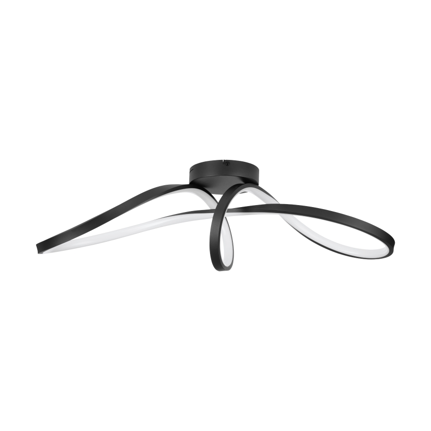 Eglo - LED RGBW Dimbare plafondlamp LED/22W/230V 2700-6500K zwart