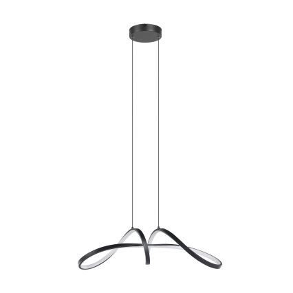 Eglo - LED RGBW Dimbare hanglamp aan een koord LED/22W/230V 2700-6500K zwart