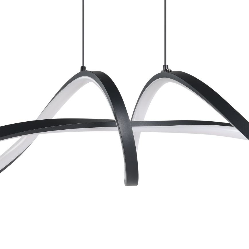 Eglo - LED RGBW Dimbare hanglamp aan een koord LED/22W/230V 2700-6500K zwart