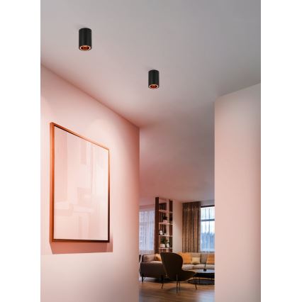 Eglo - LED RGBW Dimbare spot LED/4,9W/230V 2700-6500K zwart