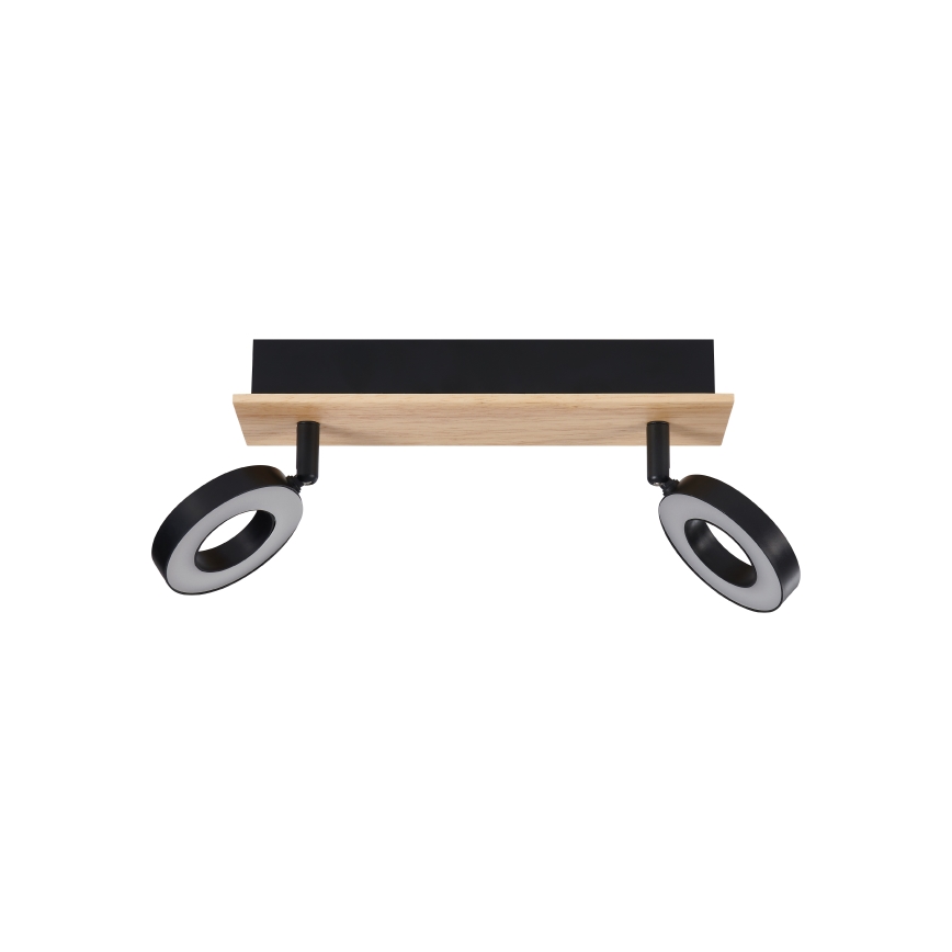 Eglo - LED-spot 2xLED/4,2W/230V zwart/bruin