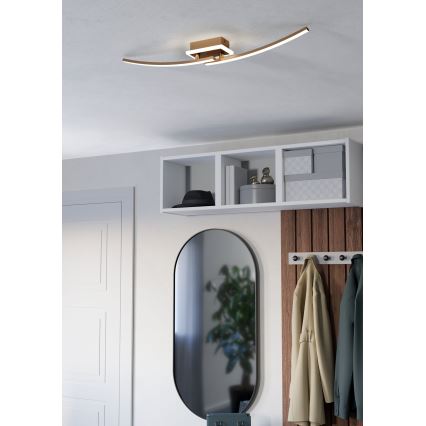 Eglo - LED Plafondlamp LED/12W/230V 4000K koper