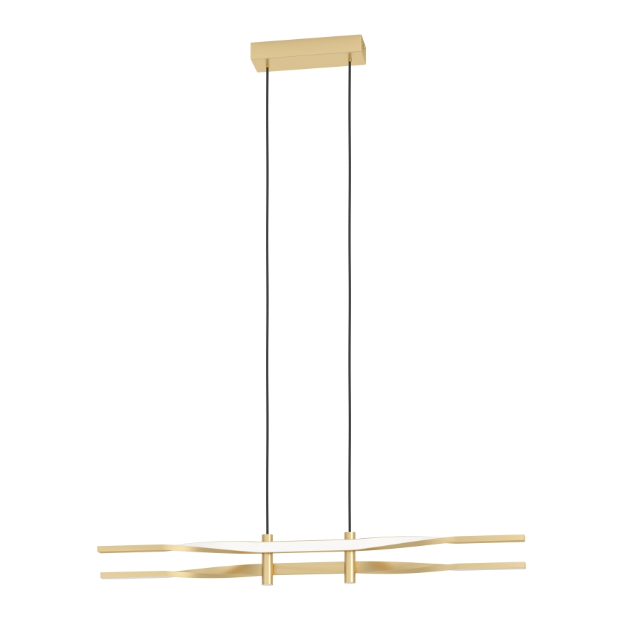 Eglo - LED hanglamp aan kabel LED/21W/230V goudkleurig