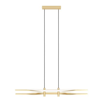 Eglo - LED hanglamp aan kabel LED/21W/230V goudkleurig