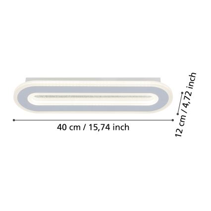 Eglo - LED wand verlichting LED/12W/230V 4000K wit