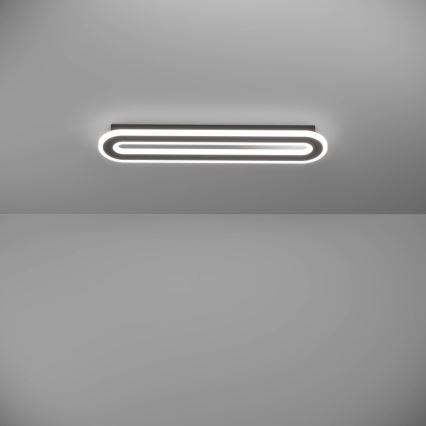 Eglo - Dimbare LED plafondlamp LED/20W/230V 2700-6500K zwart + afstandsbediening