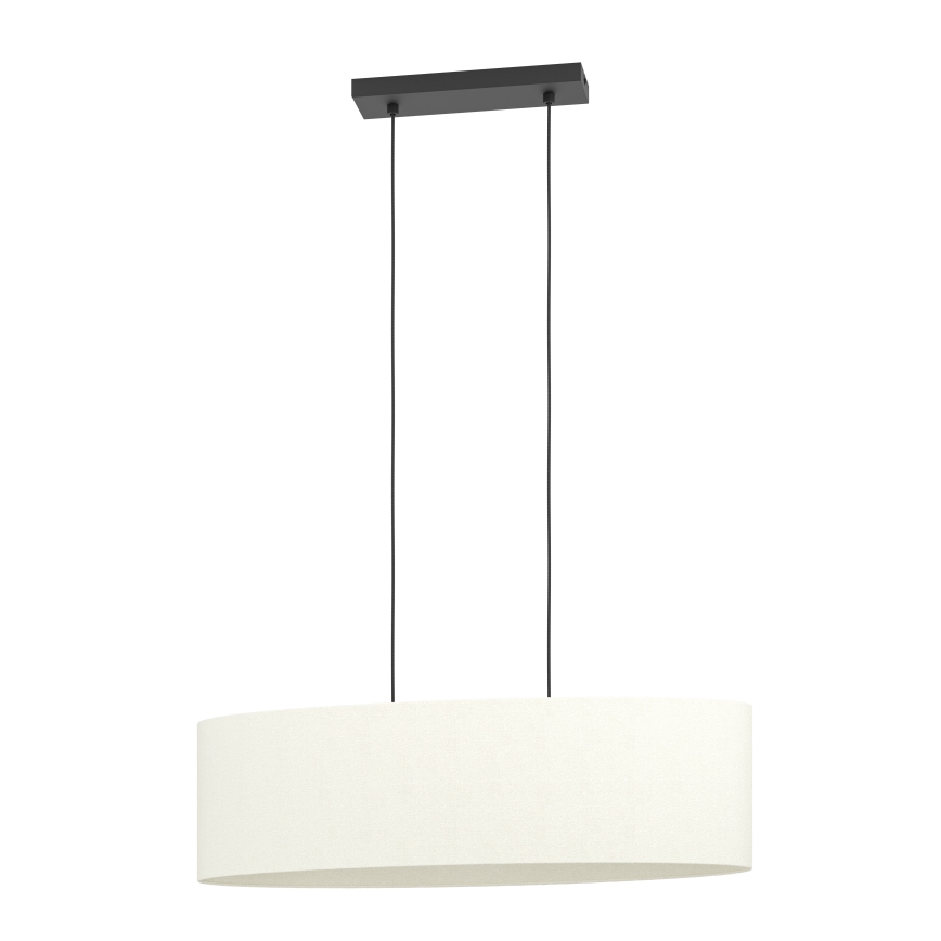 Eglo - Hanglamp aan een koord 2xE27/60W/230V wit