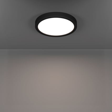 Eglo - LED plafondlamp FUEVA LED/11,5W/230V 2700/4000/6500K Ø 21,1 cm zwart