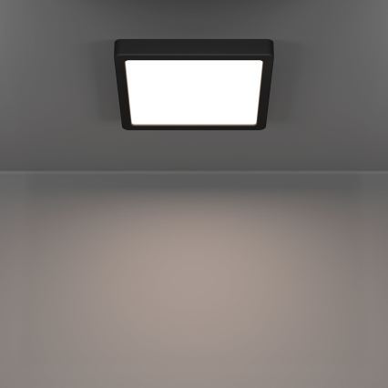 Eglo - LED plafondlamp LED/10,5W/230V 2700/4000/6500K 22x22cm zwart