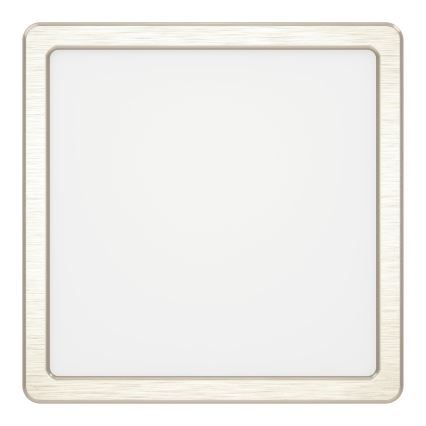 Eglo - LED plafondlamp LED/10,5W/230V 2700/4000/6500K 22x22 cm mat chroom