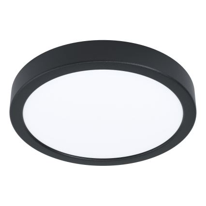 Eglo - LED plafondlamp voor de badkamer LED/11,5W/230V 2700/4000/6500K Ø 21,1 cm IP44 zwart