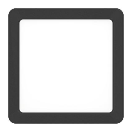 Eglo - LED plafondlamp voor badkamer LED/7W/230V 15x15 cm IP44 zwart