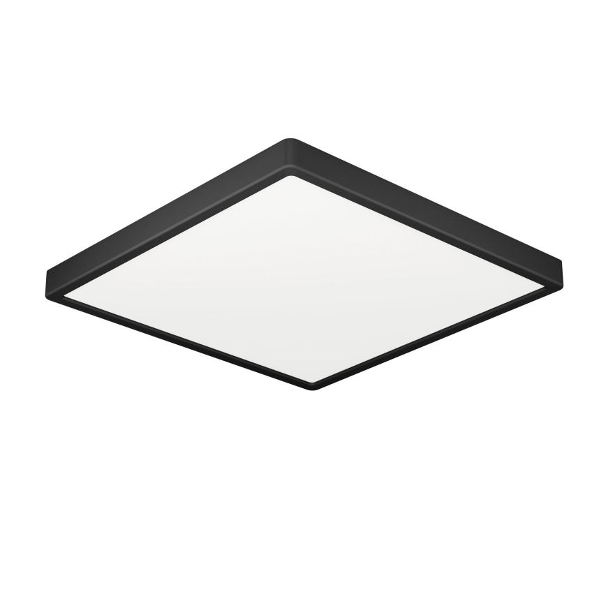 Eglo - LED plafondlamp voor badkamer, 10,5W/230V, 2700/4000/6500K, 22x22 cm, IP44, zwart