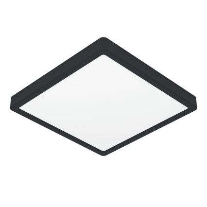 Eglo - LED plafondlamp voor de badkamer LED/13W/230V 29x29 cm IP44 zwart
