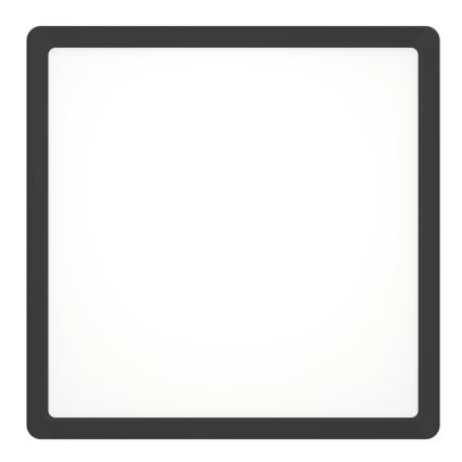 Eglo - LED plafondlamp voor de badkamer LED/13W/230V 29x29 cm IP44 zwart