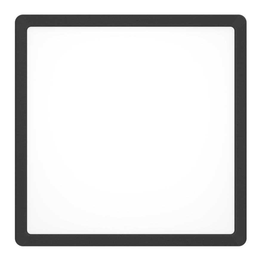 Eglo - LED-plafondlamp voor de badkamer LED/13W/230V 2700/4000/6500K 29x29 cm IP44 zwart