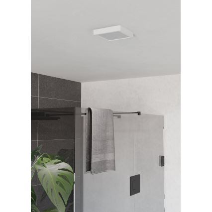 Eglo - LED-plafondlamp voor badkamer LED/7W/230V 2700/4000/6500K 15x15 cm IP44 wit