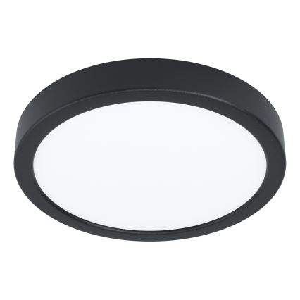 Eglo - LED RGBW dimbare plafondlamp voor badkamer LED/11,2W/230V 2700-6500K Ø 21,1 cm IP44 zwart