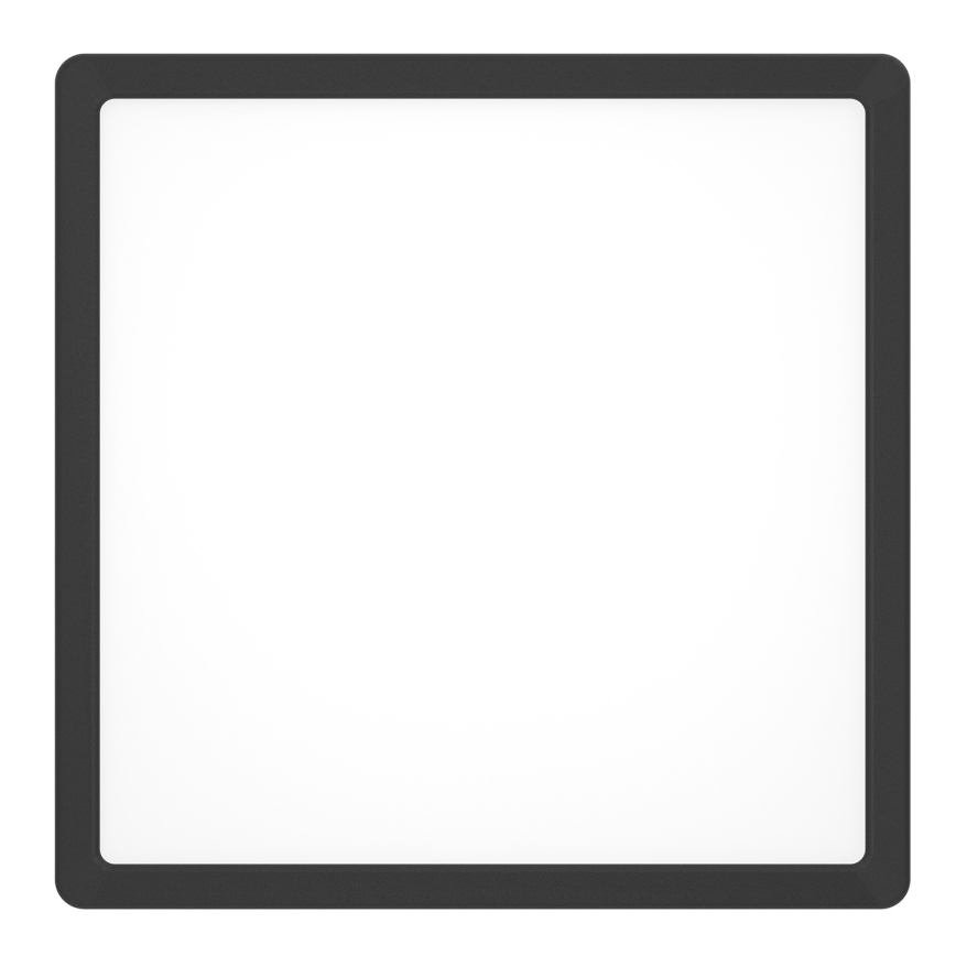 Eglo - LED RGBW dimbare plafondlamp voor badkamer LED/13,5W/230V 2700-6500K 29,5x29,5 cm IP44 zwart