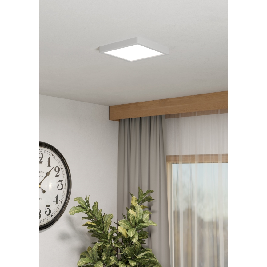 Eglo - LED RGBW dimbare badkamerplafondlamp LED/10,5W/230V 2700-6500K 22x22 cm IP44 wit