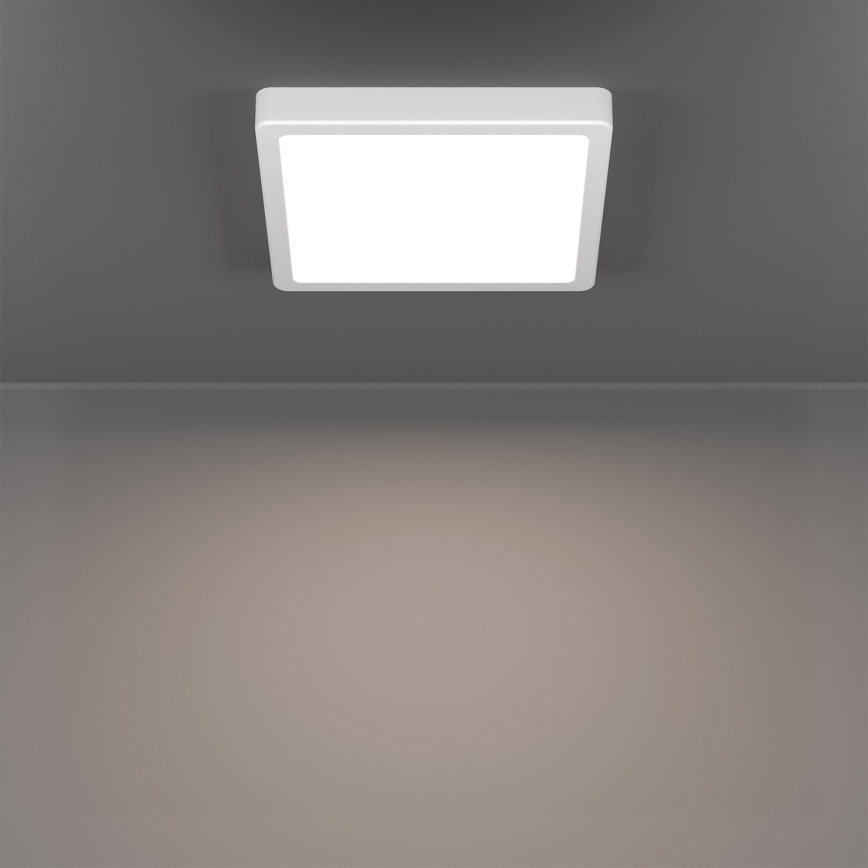 Eglo - LED RGBW dimbare badkamerplafondlamp LED/10,5W/230V 2700-6500K 22x22 cm IP44 wit