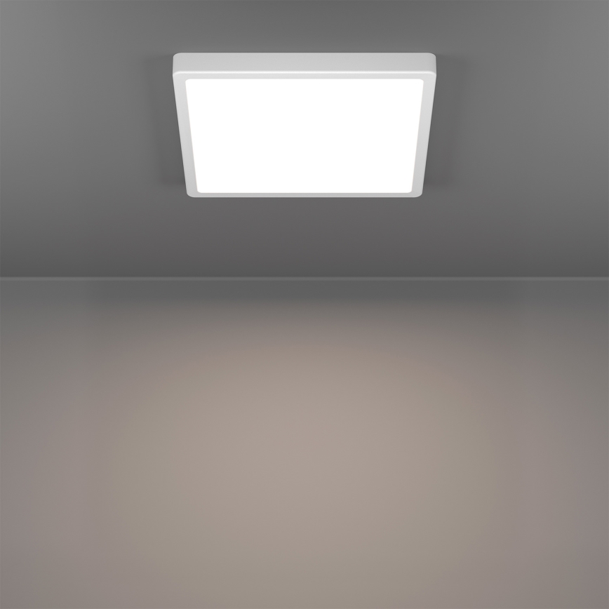 Eglo - LED RGBW dimbare plafondlamp voor badkamer LED/13,5W/230V 2700-6500K 29,5x29,5 cm IP44 wit