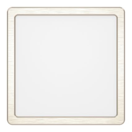 Eglo - LED RGBW dimbare badkamerplafondlamp LED/10,5W/230V 2700-6500K 22x22 cm IP44 mat chroom