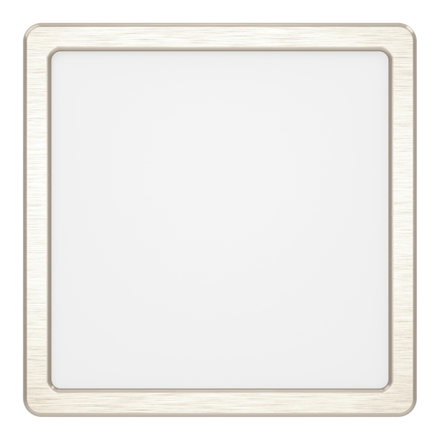 Eglo - LED RGBW dimbare badkamerplafondlamp LED/10,5W/230V 2700-6500K 22x22 cm IP44 mat chroom