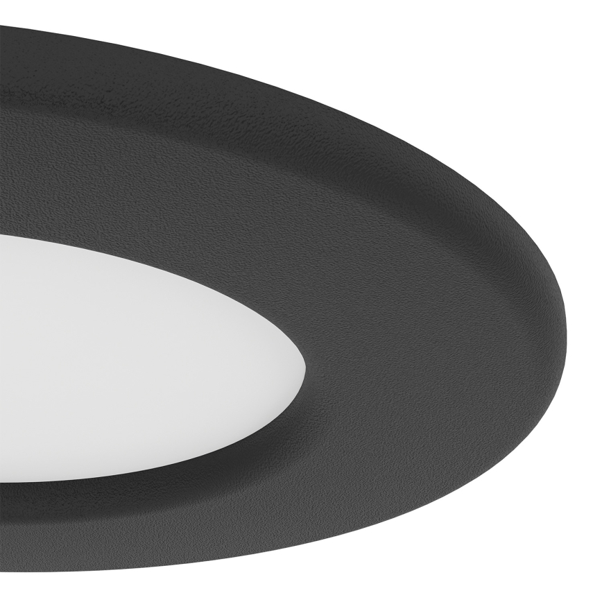 Eglo - LED-inbouwspot 3,7W/230V, 2700/4000/6500K, Ø 8,8 cm, zwart