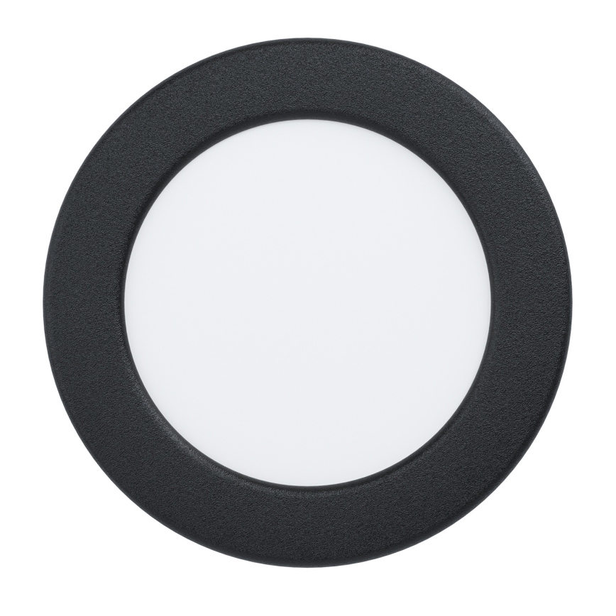 Eglo - LED inbouwspot LED/6,3W/230V 2700/4000/6500K Ø 11,9 cm zwart
