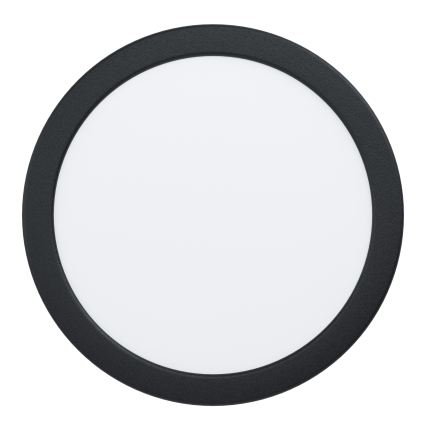 Eglo - LED inbouwarmatuur LED/18,5W/230V 2700/4000/6500K Ø 21,6 cm zwart