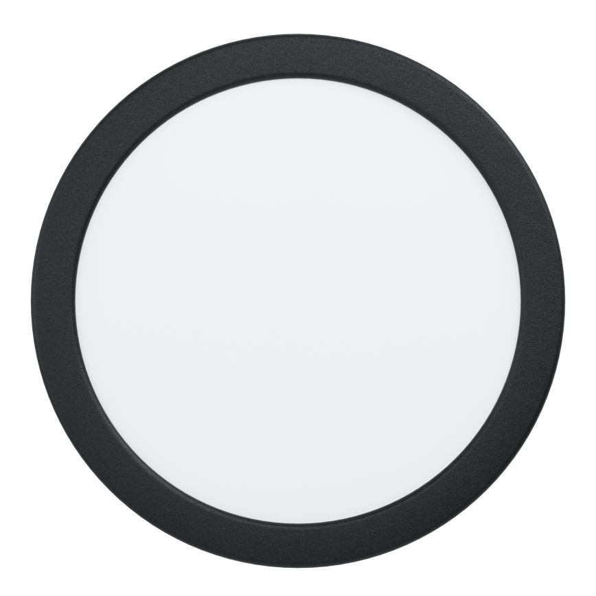 Eglo - LED inbouwarmatuur LED/18,5W/230V 2700/4000/6500K Ø 21,6 cm zwart