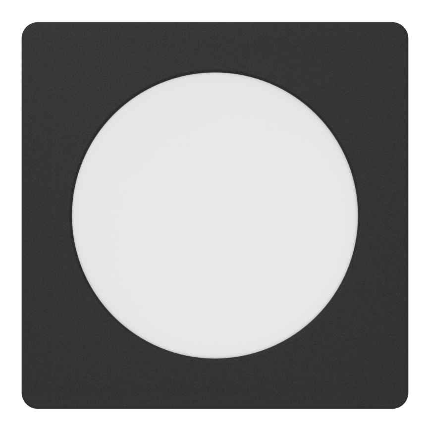 Eglo - LED inbouwspot LED/6,3W/230V 2700/4000/6500K 11,9x11,9 cm zwart